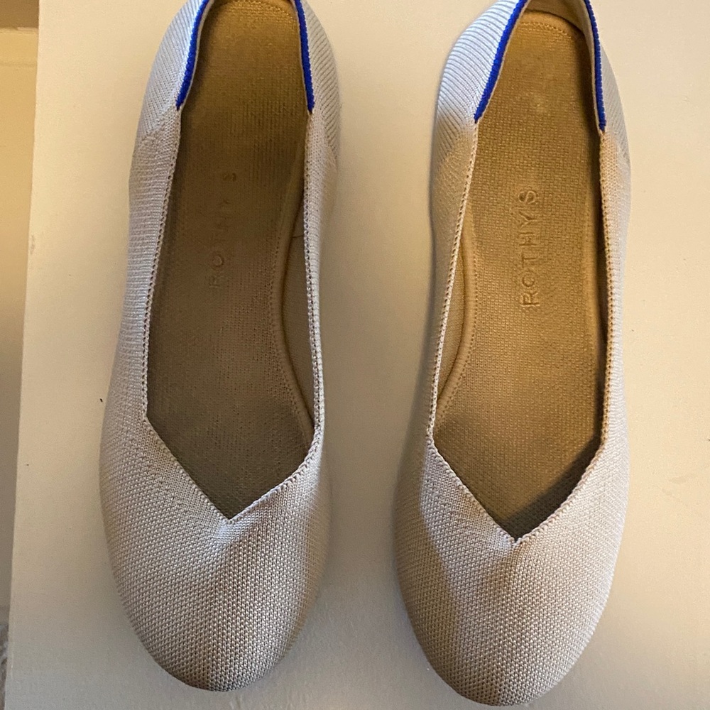 Rothy's Beige Women's Flats - Picture 2 of 5